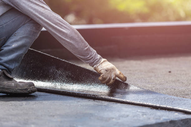 Professional Exterior Waterproofing technician working in Farmington, IL